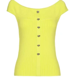 1242-80 / Aansluitende Geklede Top Met Stretch