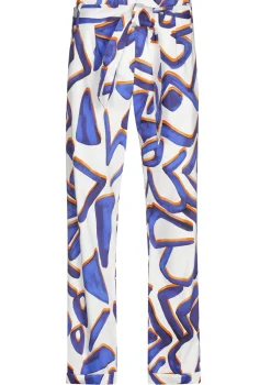 1545-29 / Baggy Broek Met Stretch, Oprolzoom, Mid Waist