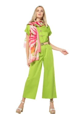 3567-60 / Comfortabele 7/8 Jumspsuit