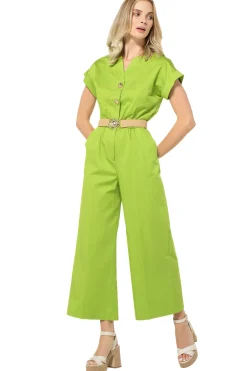 3567-60 / Comfortabele 7/8 Jumspsuit