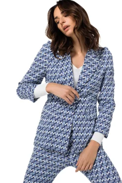 1850-29 / Comfortabele Blazer Pop-Art Print
