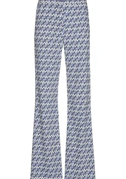1550-29 / Comfortabele Broek, Bootcut, Normal Waist, Pop-Art Print