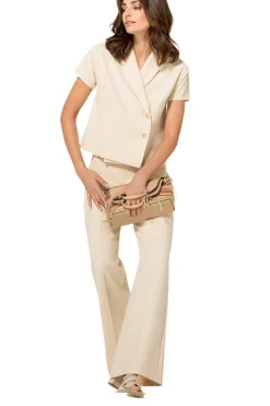 1583-34 / Comfortabele Citylook Broek, Recht Been, Normal Waist
