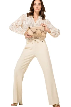 1583-34 / Comfortabele Citylook Broek, Recht Been, Normal Waist