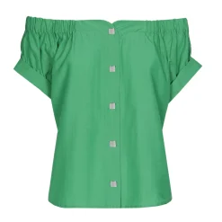 3654-61 / Comfortabele Off-Shoulder Top