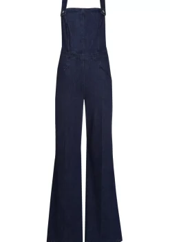 1514-23 / Comfortabele Overall In Jeans, Wijd Been
