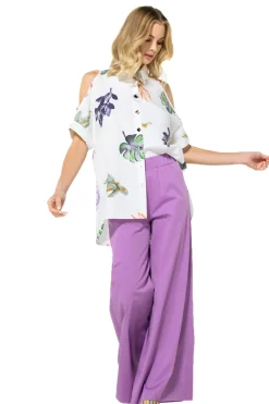 3574-40 / Comfortabele Wijde Broek, Normal Waist