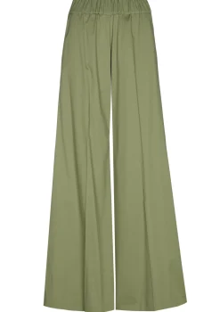 1569-60 / Comfortabele Wijde Broek In Katoen, Normal Waist