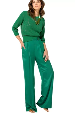 1267-62 / Elegante Half Doorschijnende Pull