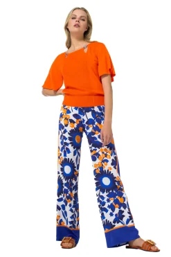 1258-53 / Fijn Gebreide Pull Met Fantasiemouw