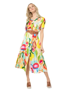 3166-79 / Frivole Midi Jurk