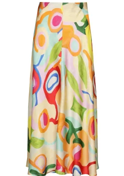 3766-79 / Frivole Zwierige Midi Rok