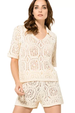 3517-93 / Gehaakte Short, Normal Waist