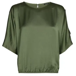 1667-61 / Korte Asymmetrische Soepelvallende Top