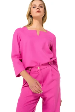 1681-73 / Korte Rechte Comfortabele Citylook Top