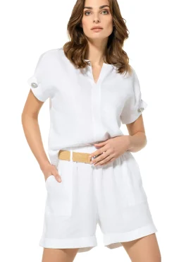 3568-90 / Linnen Short, Normal Waist