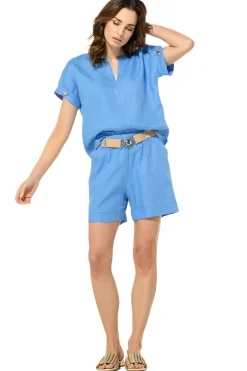 3568-24 / Linnen Short, Normal Waist