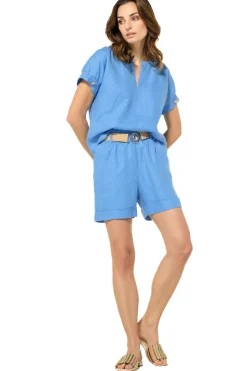3568-24 / Linnen Short, Normal Waist