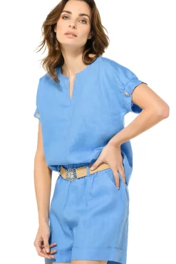 3568-24 / Linnen Short, Normal Waist