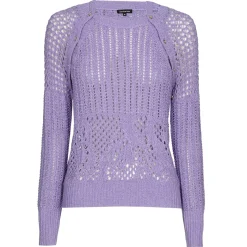 1232-46 / Los Gebreide Pull Met Afneembare Mouwen