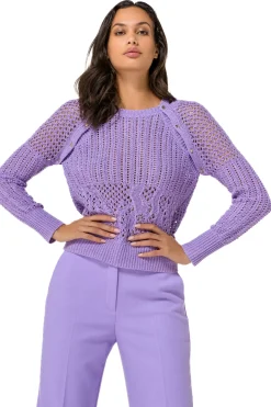 1232-46 / Los Gebreide Pull Met Afneembare Mouwen