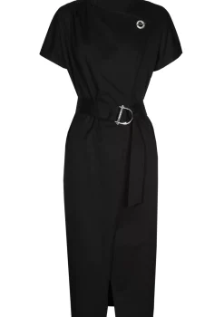 1169-10 / Rechtvallende Jurk In Stretch