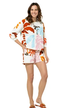 3501-89 / Short In Sweaterkwaliteit, Normal Waist