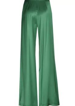 1527-62 / Soepelvallende Geklede Broek, Recht Been, Mid Waist