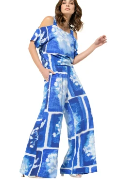 3564-29 / Soepelvallende Palazzo Broek, Normal Waist
