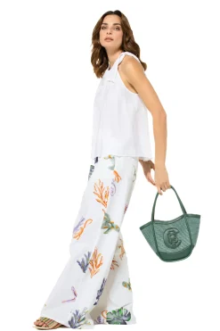 3671-90 / Zomerse Losvallende Lange Top